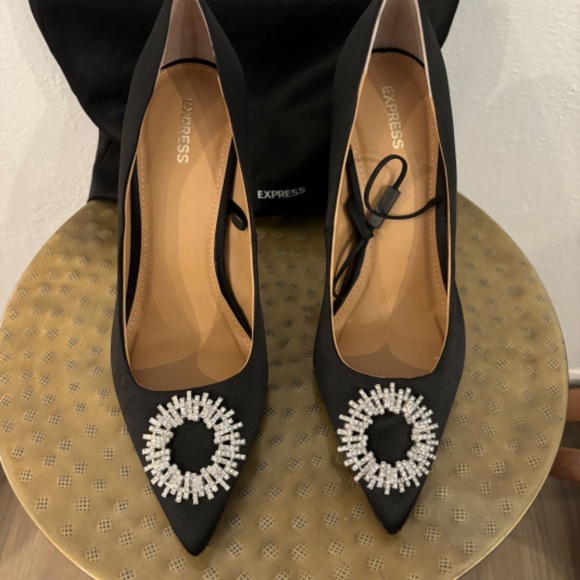 Express Rhinestone Embellished Pumps - Picture 3 of 6
